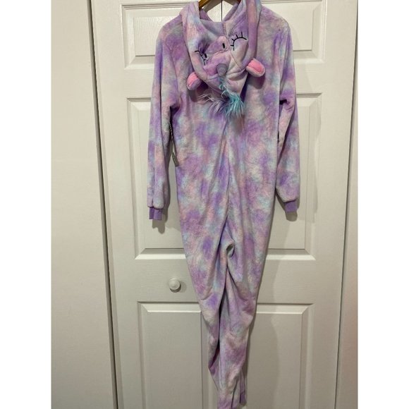 Peace, Love & Dreams Unicorn Women's Pajama One-Piece NWT Size Large - Picture 6 of 6